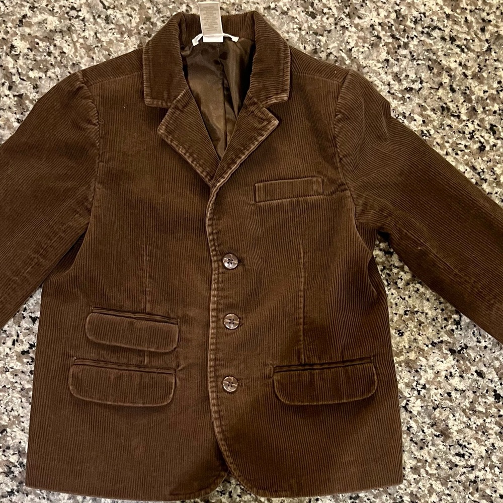 Janie and Jack Brown Corduroy Blazer